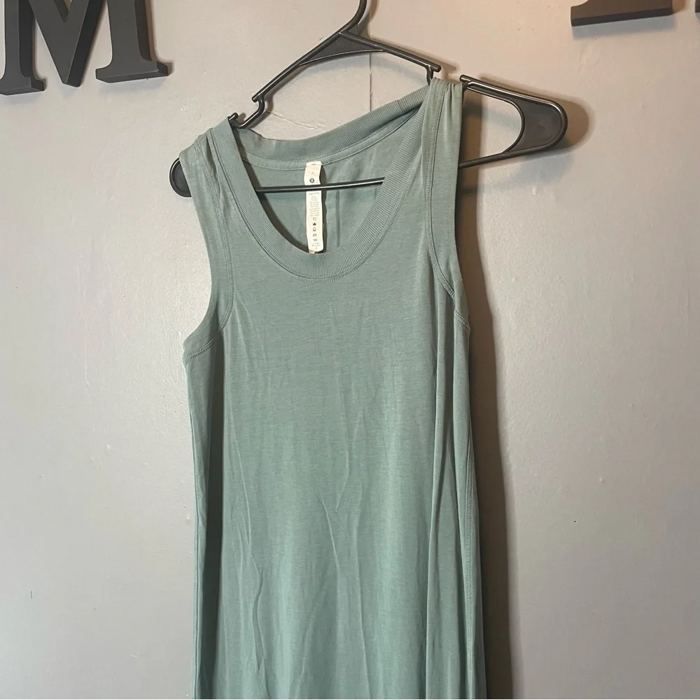 Lululemon All Yours Tank Maxi Dress Tidewater Teal size 2 - Picture 7 of 14